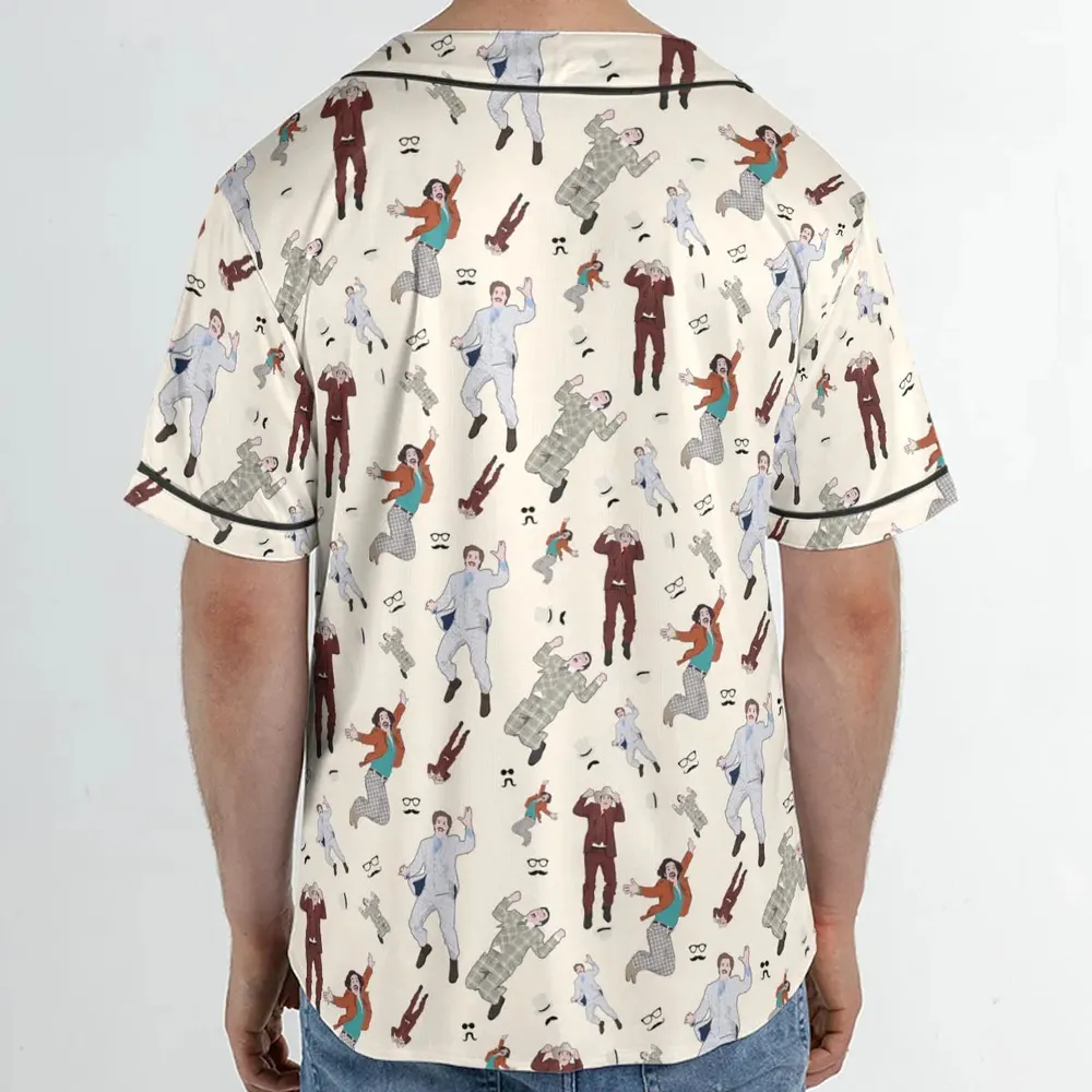 News Team Assemble Anchorman Unisex Baseball Jersey - 2