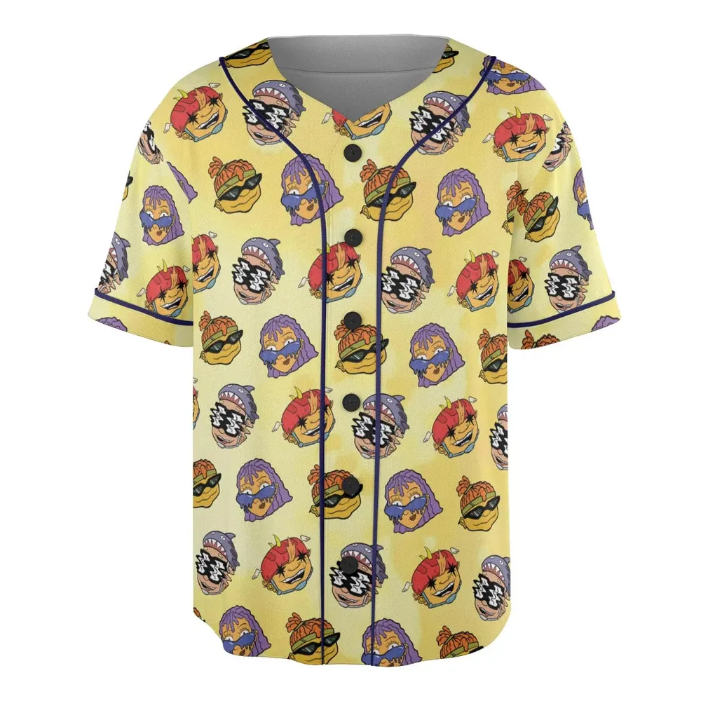 Stay Rad Rocket Power Unisex Baseball Jersey - 3
