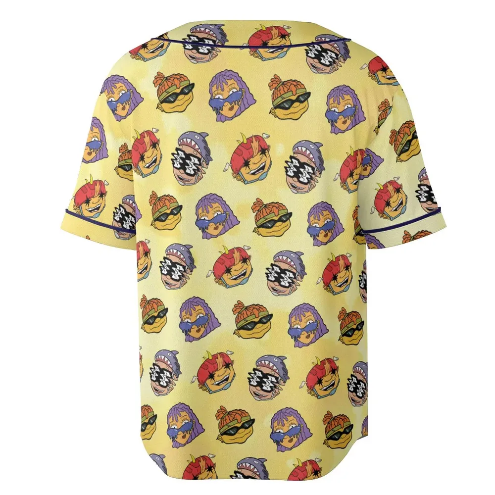 Stay Rad Rocket Power Unisex Baseball Jersey - 4