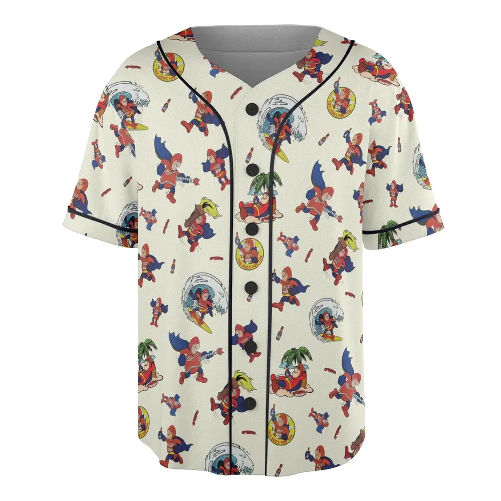 Budweiser Bud Man Unisex Baseball Jersey - 3