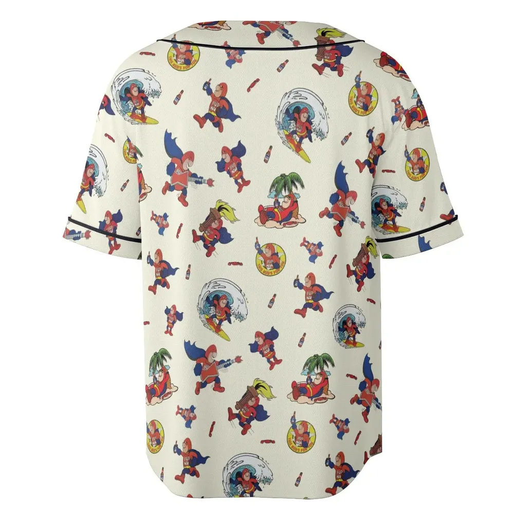 Budweiser Bud Man Unisex Baseball Jersey - 4