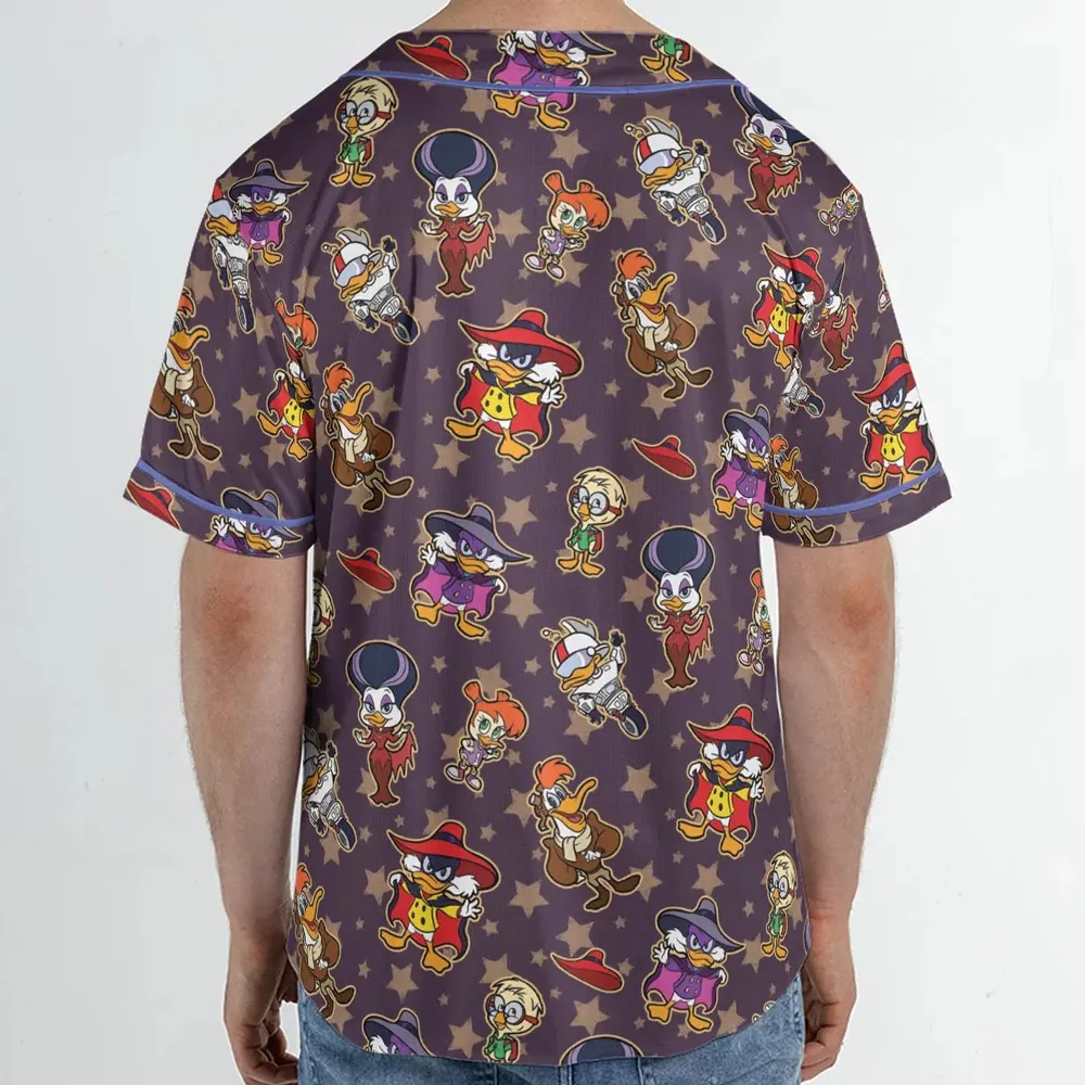 Duck Power Darkwing Duck Unisex Baseball Jersey - 2