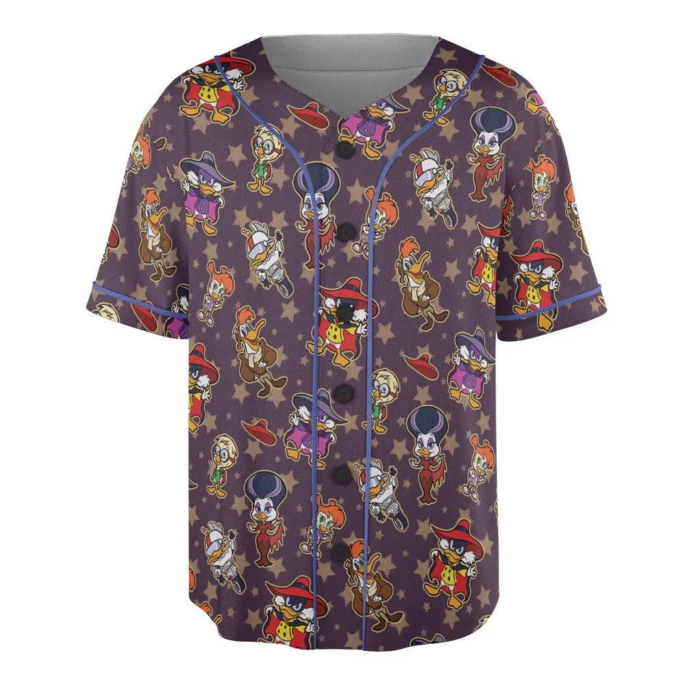 Duck Power Darkwing Duck Unisex Baseball Jersey - 3