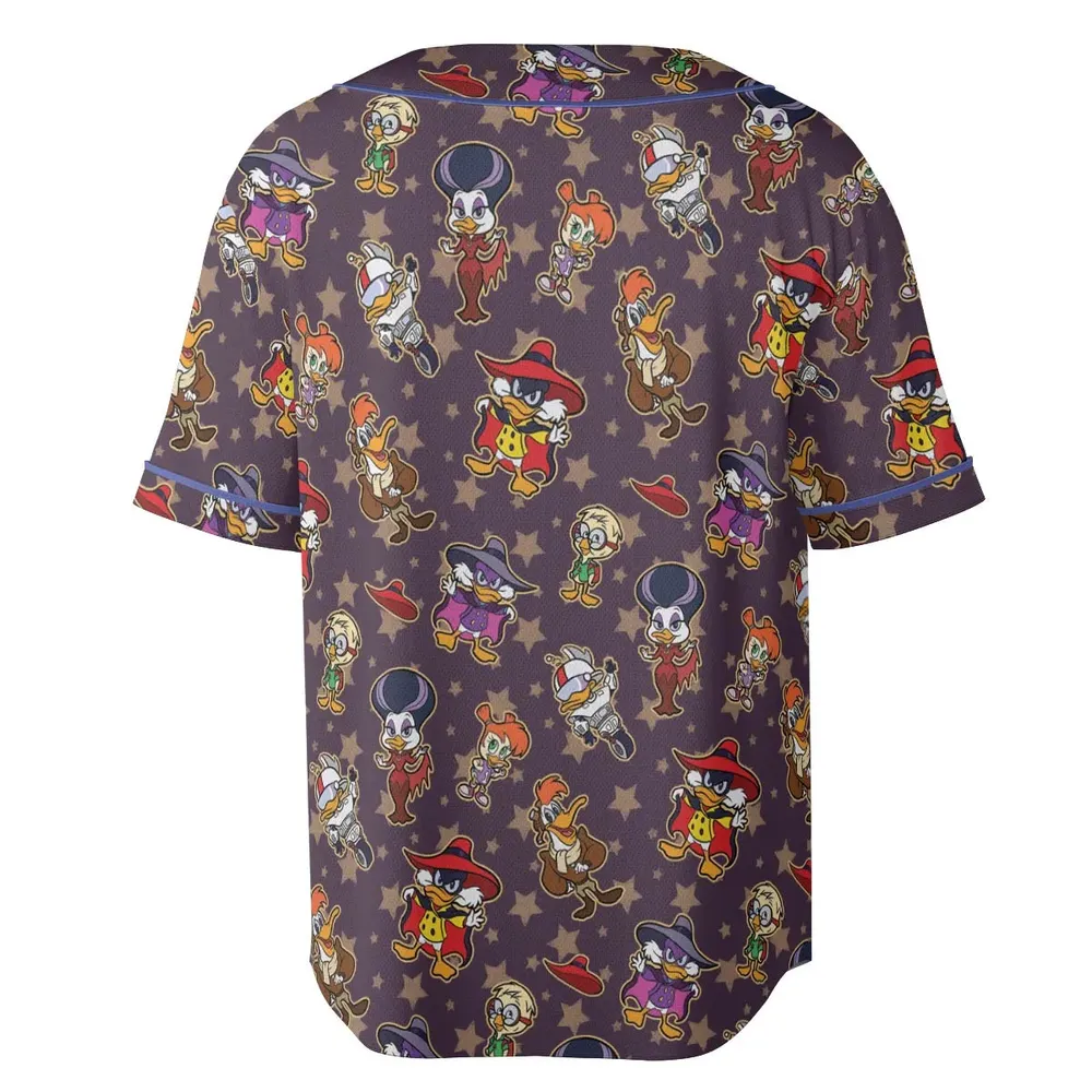 Duck Power Darkwing Duck Unisex Baseball Jersey - 4