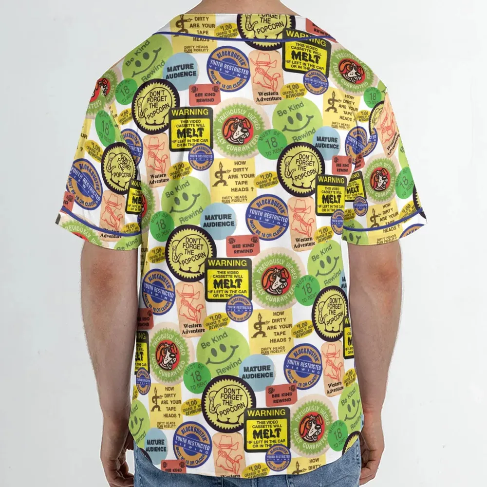 1976 Future Is Here VHS Unisex Baseball Jersey - 2