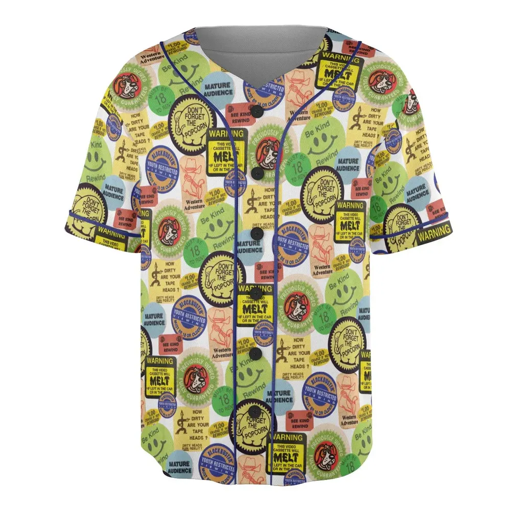 1976 Future Is Here VHS Unisex Baseball Jersey - 3