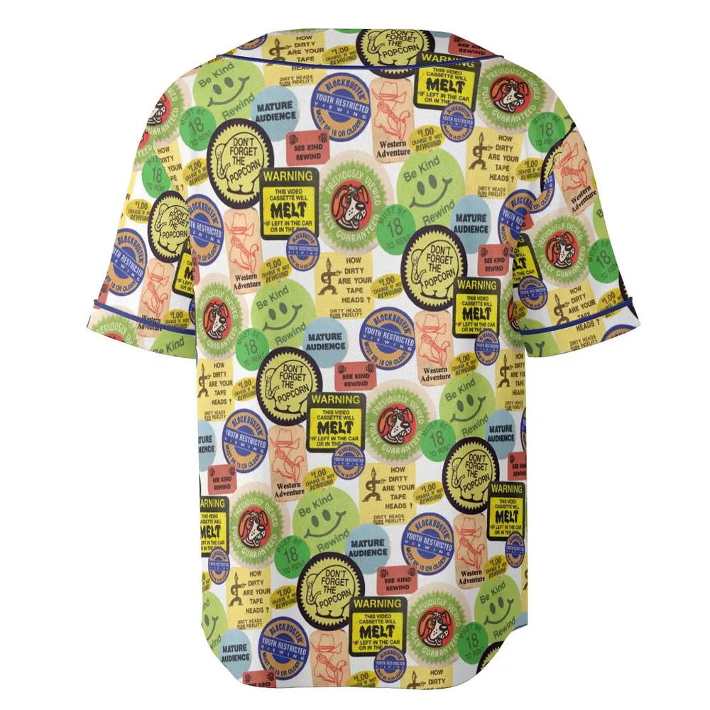 1976 Future Is Here VHS Unisex Baseball Jersey - 4