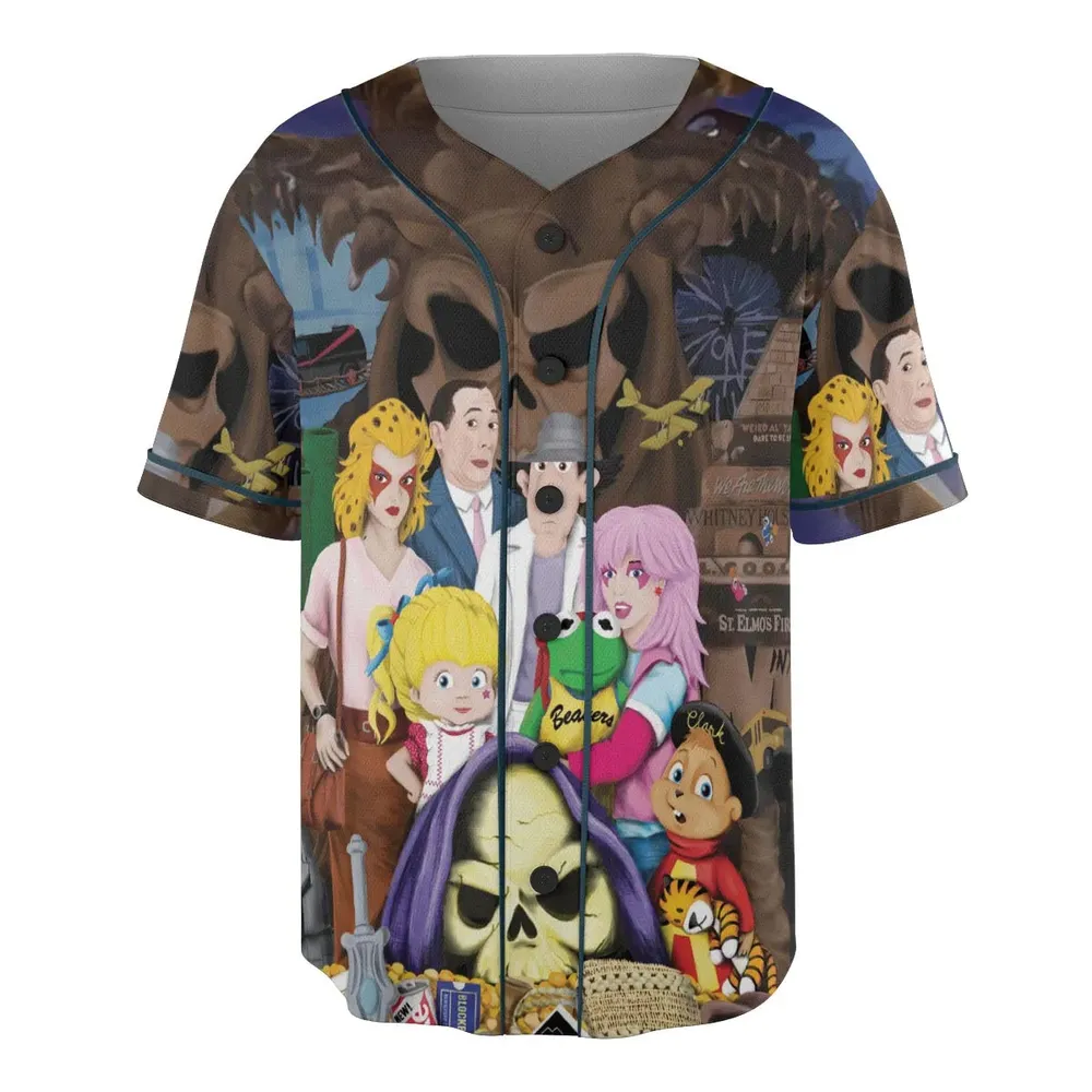 The Eighties Unisex Baseball Jersey - 3