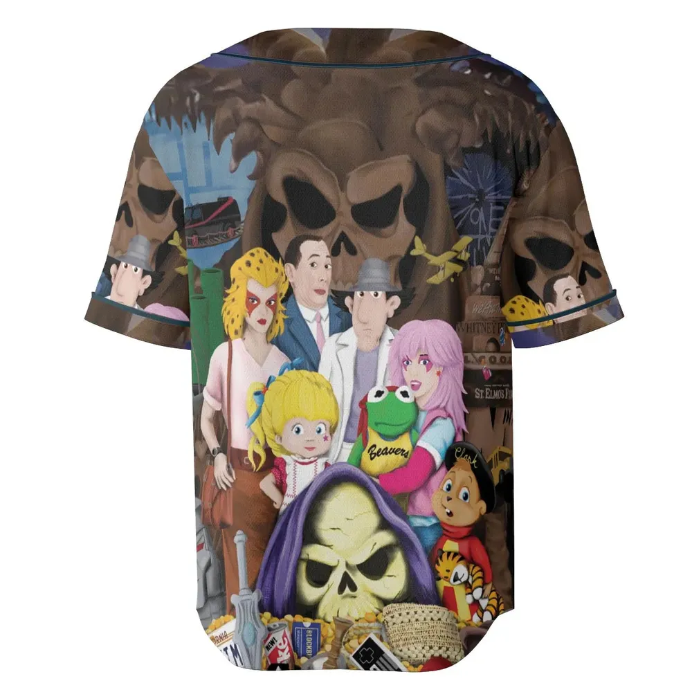 The Eighties Unisex Baseball Jersey - 4