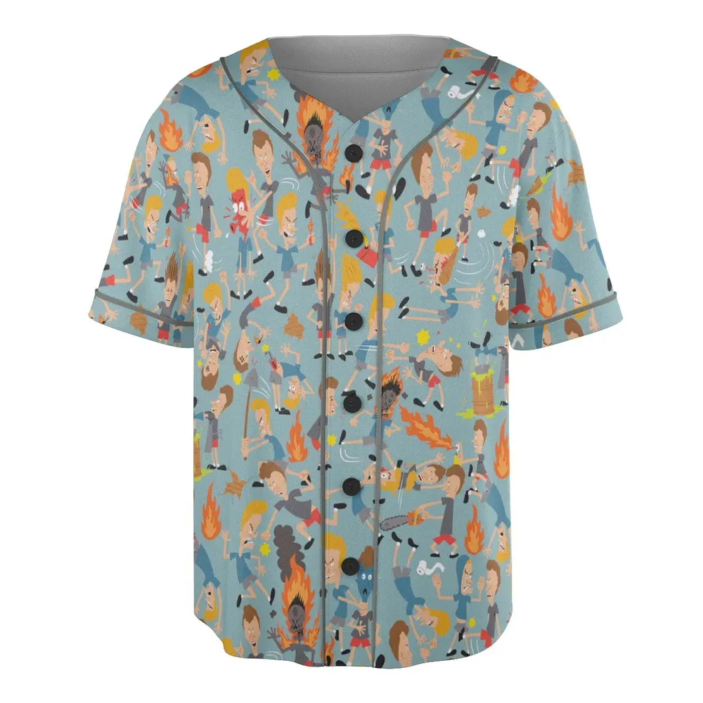Beavis And Butt-Head Great Cornholio Unisex Baseball Jersey - 3