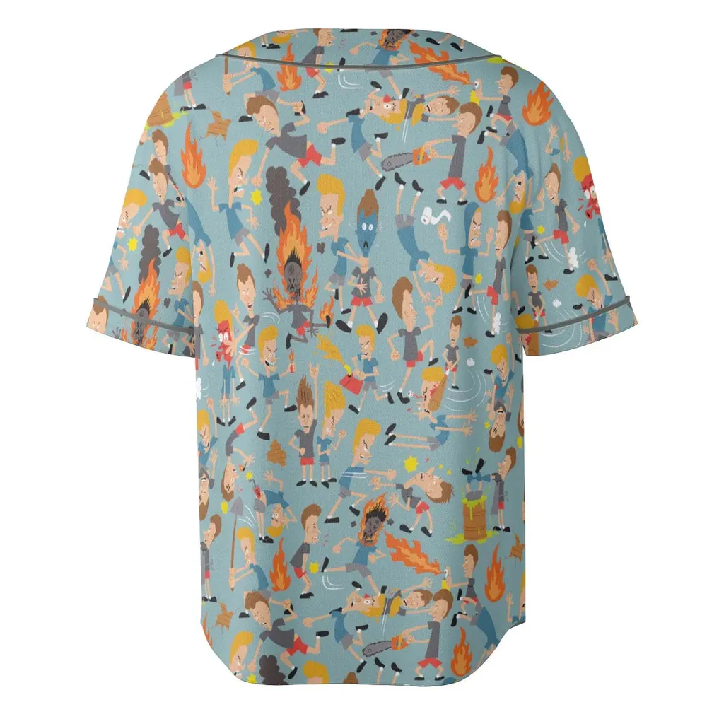 Beavis And Butt-Head Great Cornholio Unisex Baseball Jersey - 4