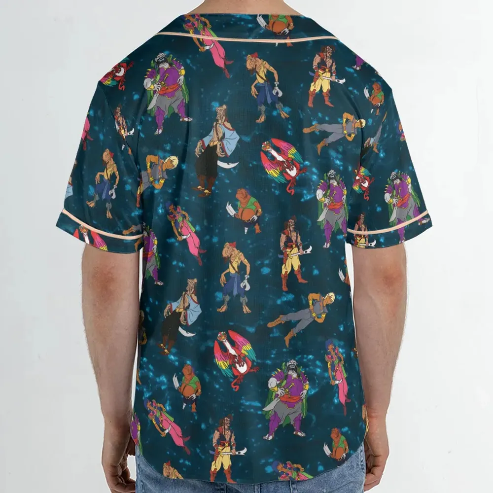 The Pirates of Dark Water characters Unisex Baseball Jersey - 2