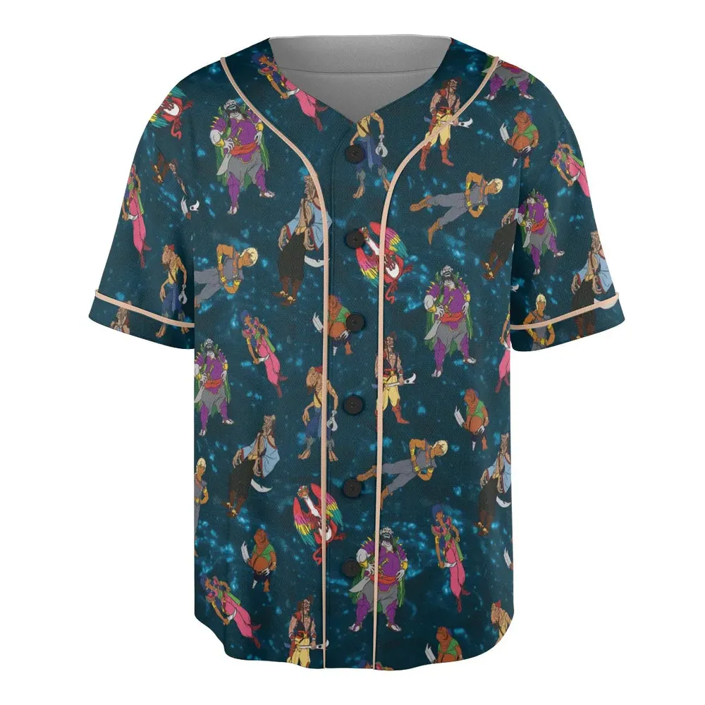 The Pirates of Dark Water characters Unisex Baseball Jersey - 3