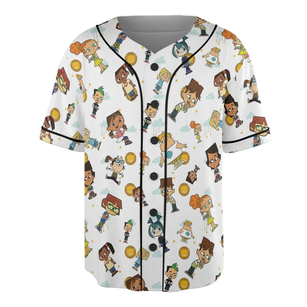 Drama Llamas Total Drama Unisex Baseball Jersey - 3