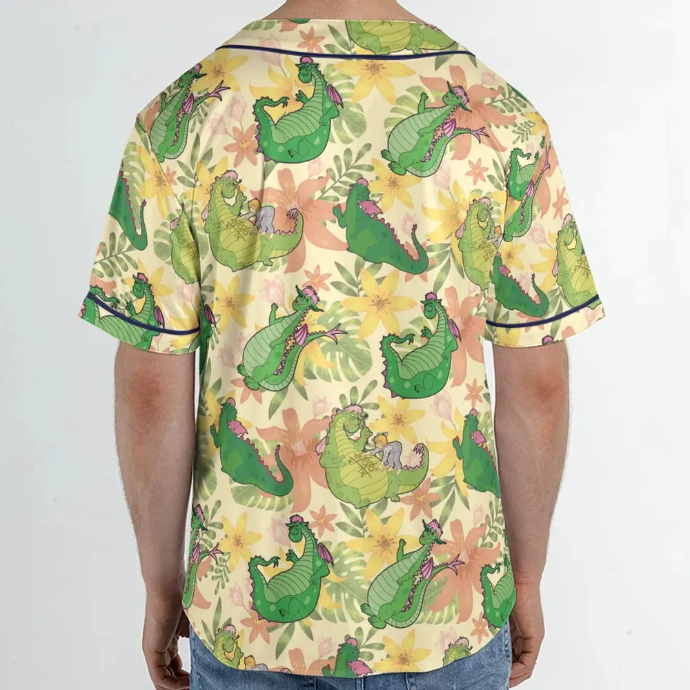 Elliott Dragon Pete's Dragon Unisex Baseball Jersey - 2