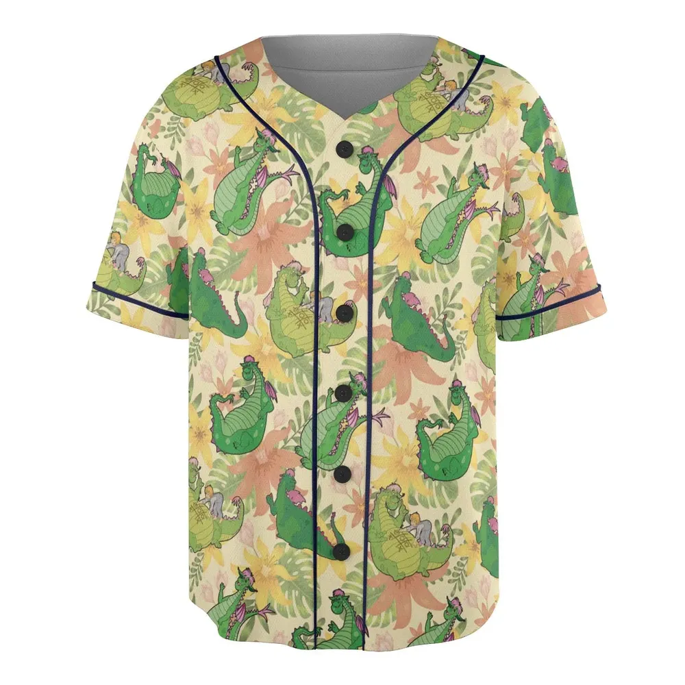 Elliott Dragon Pete's Dragon Unisex Baseball Jersey - 3