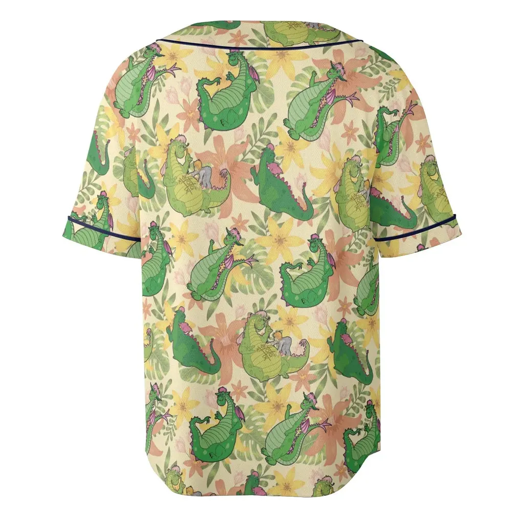 Elliott Dragon Pete's Dragon Unisex Baseball Jersey - 4