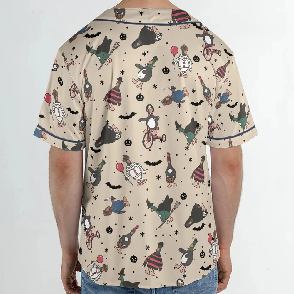 Quack Killer Horror Unisex Baseball Jersey - 2