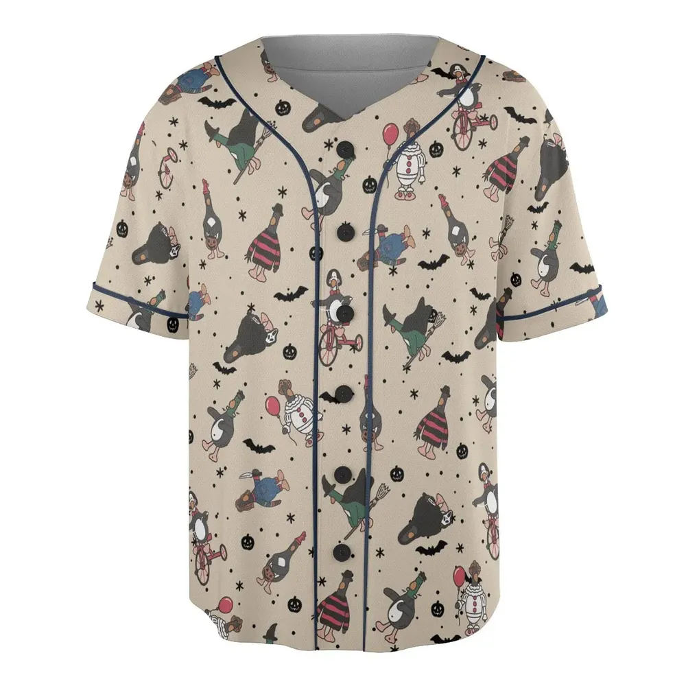 Quack Killer Horror Unisex Baseball Jersey - 3