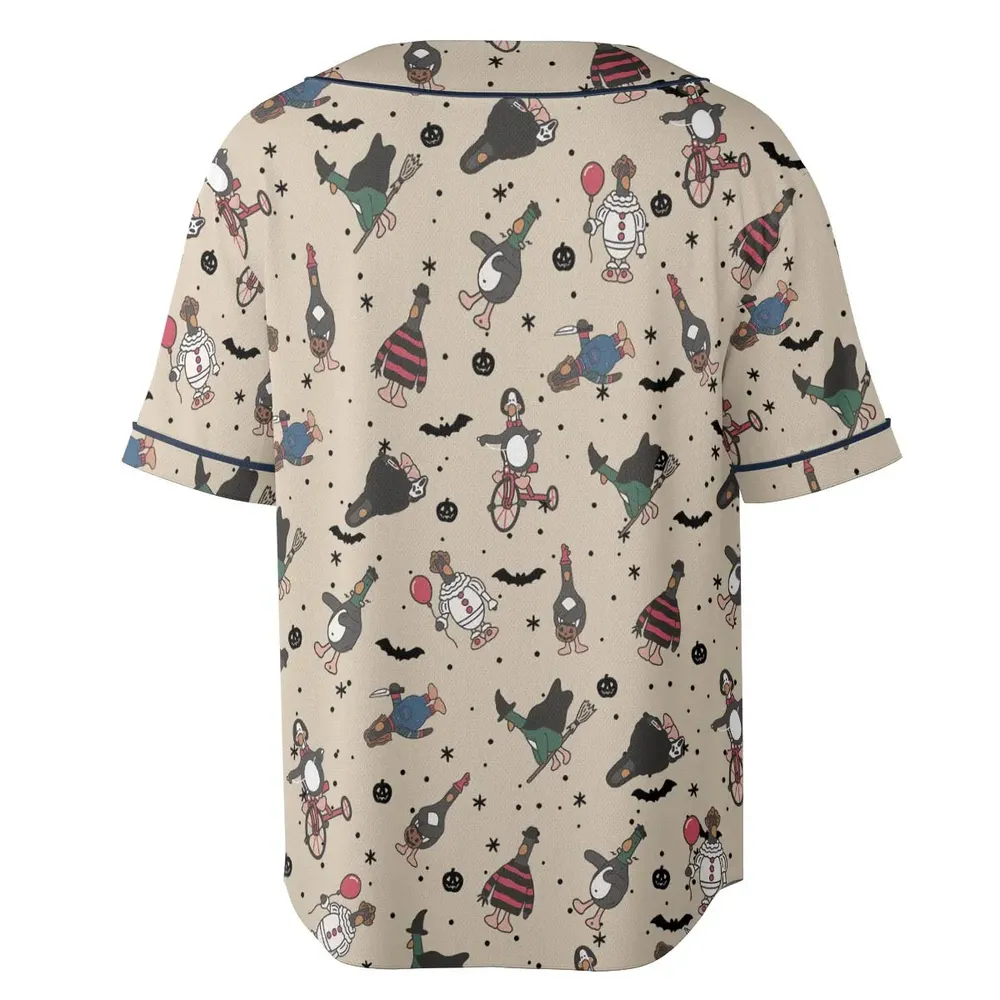 Quack Killer Horror Unisex Baseball Jersey - 4