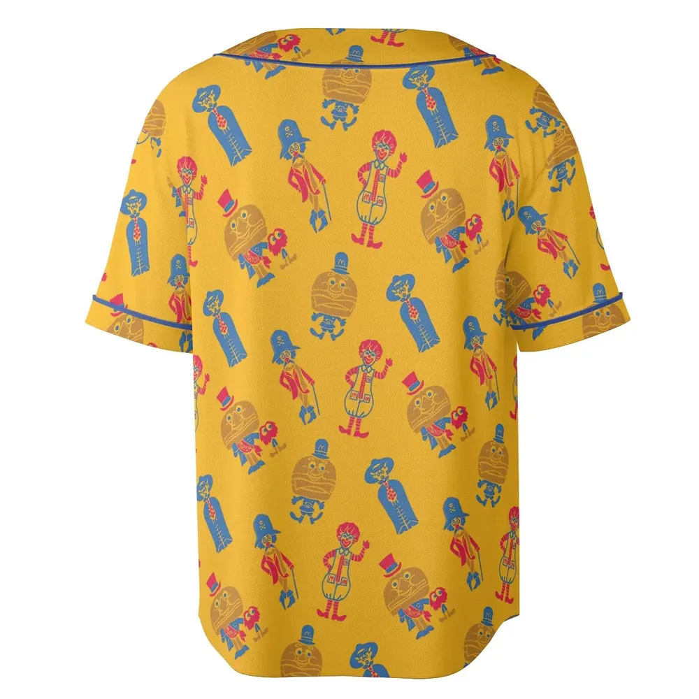 Mcdonaldland Lineup Unisex Baseball Jersey - 4