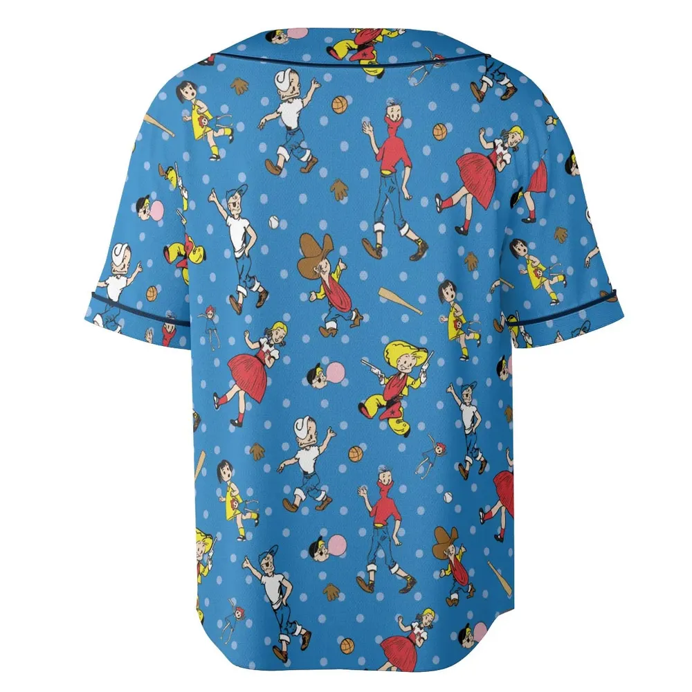 Bazooka Joe and His Friends Unisex Baseball Jersey - 4