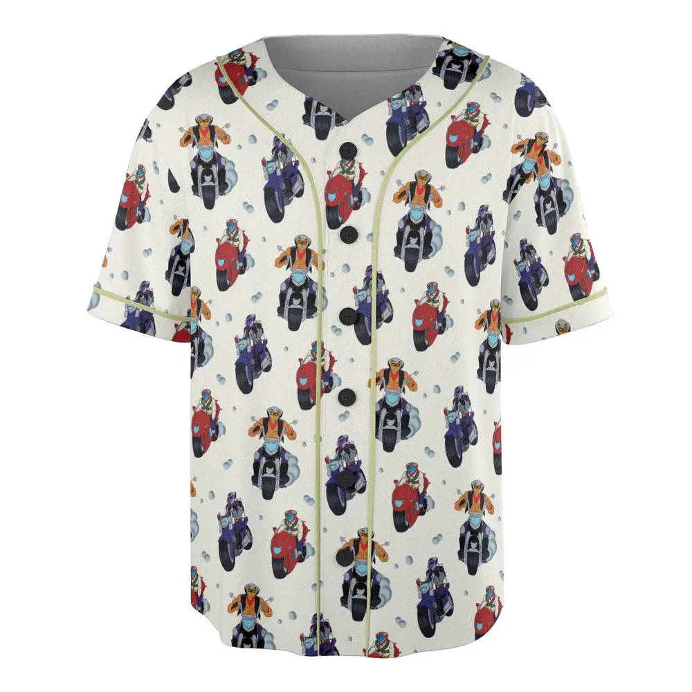 Biker Mice Characters Unisex Baseball Jersey - 3