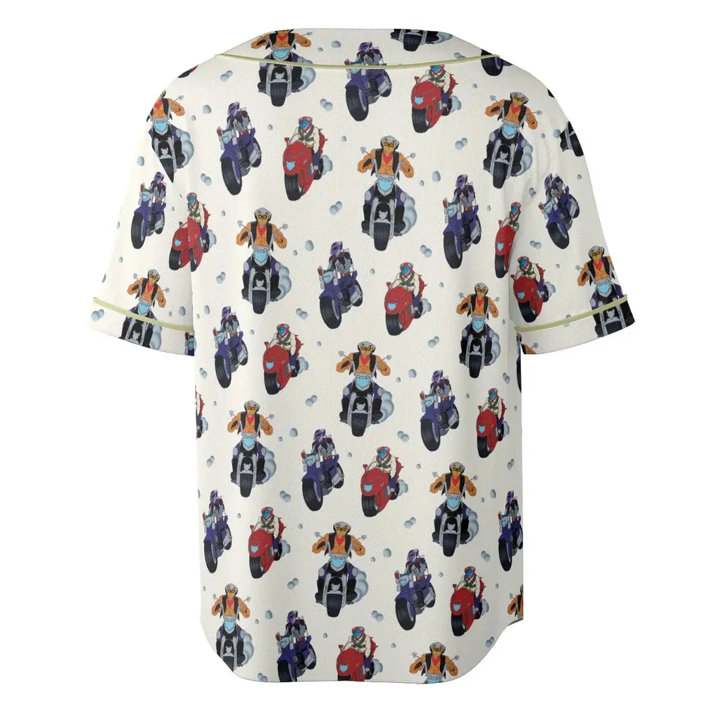 Biker Mice Characters Unisex Baseball Jersey - 4