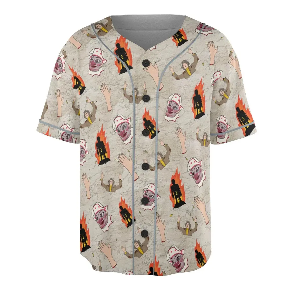 The Wicker Man Pattern Unisex Baseball Jersey - 3