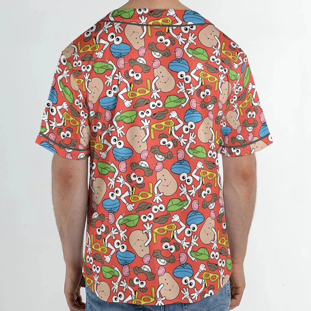 Potato Head Unisex Baseball Jersey - 2