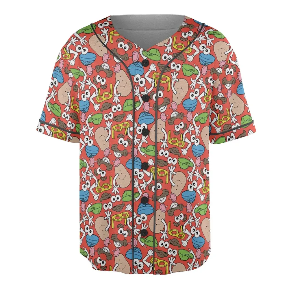 Potato Head Unisex Baseball Jersey - 3