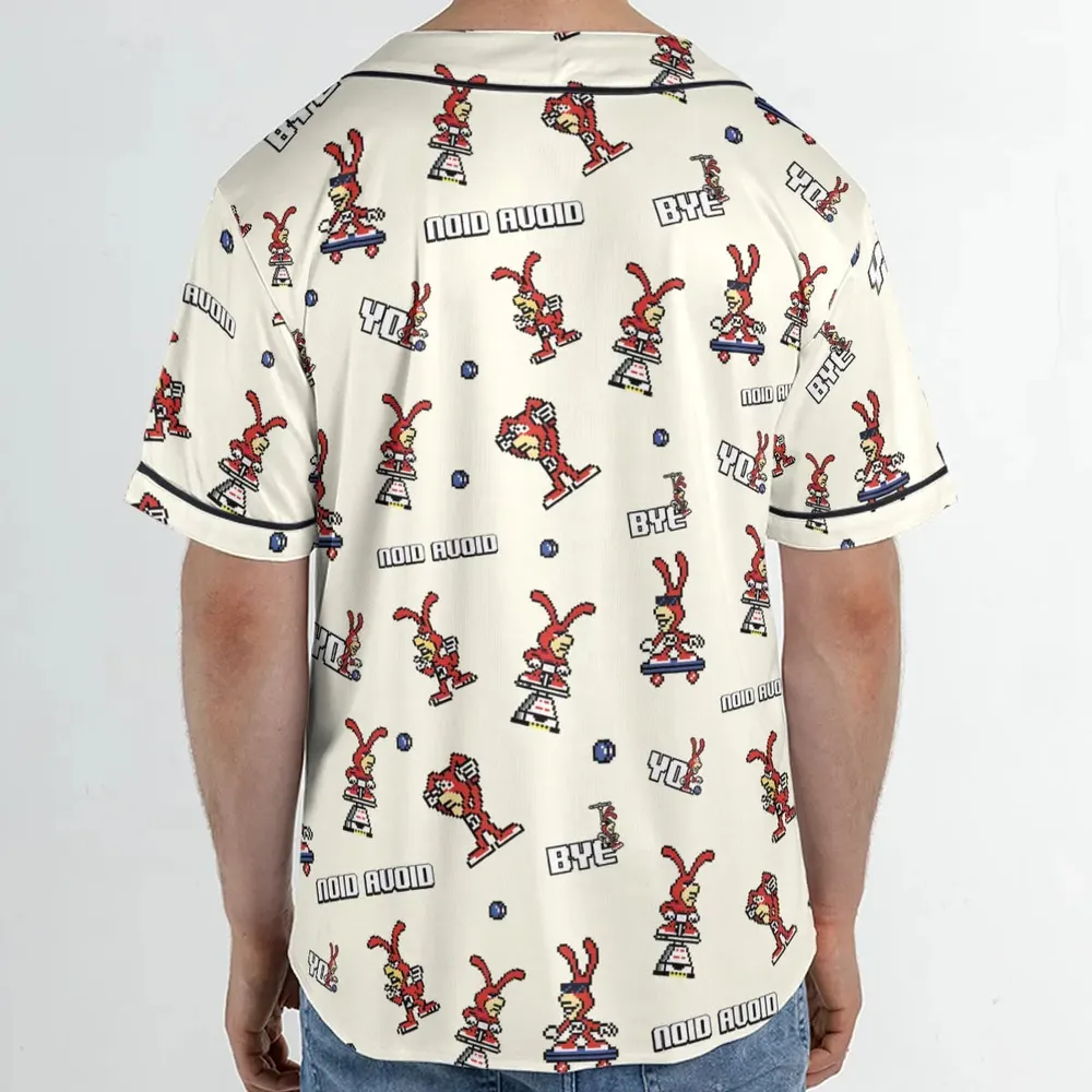 Avoid The Noid Yo Noid Unisex Baseball Jersey - 2