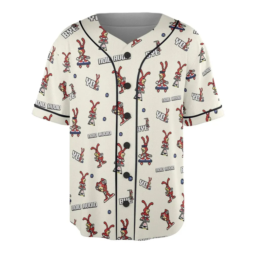 Avoid The Noid Yo Noid Unisex Baseball Jersey - 3