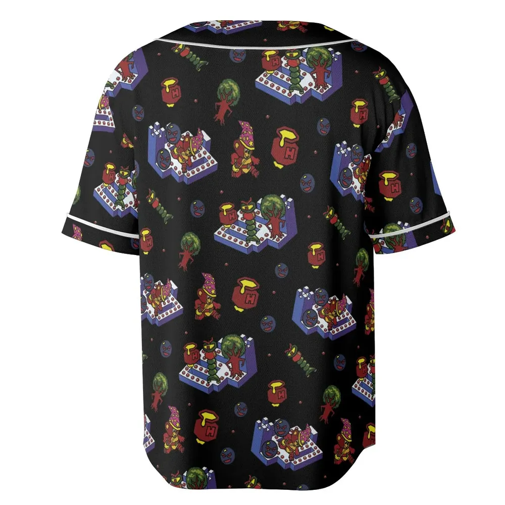 Bentley Bear Crystal Castles Unisex Baseball Jersey - 4