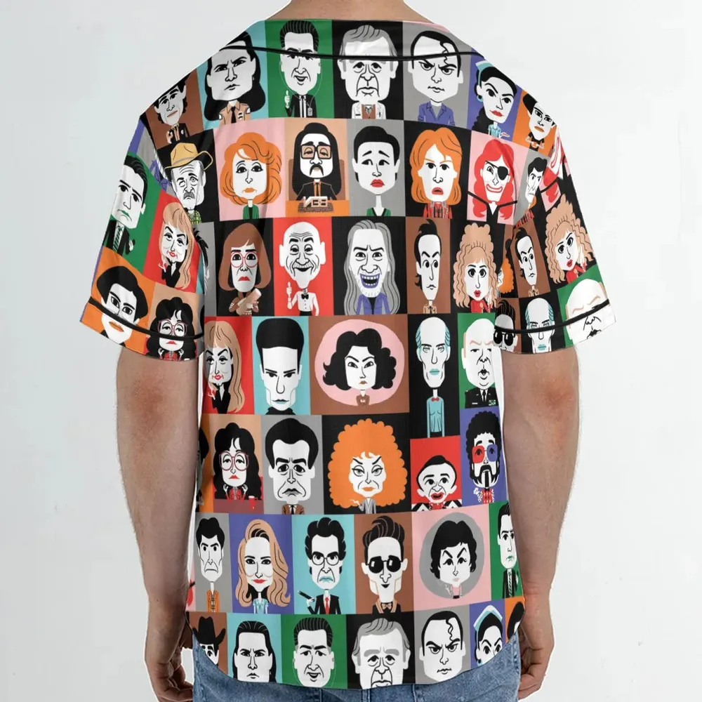 Twin Peaks Characters Unisex Baseball Jersey - 2