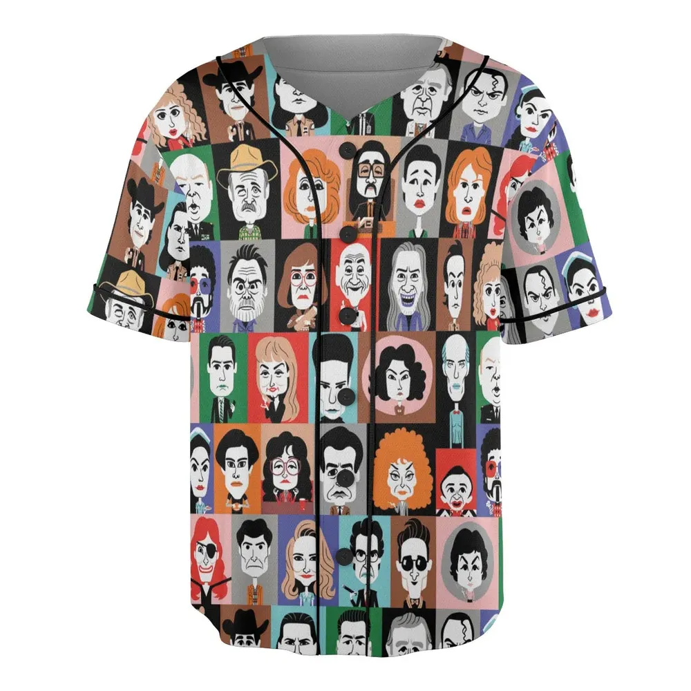 Twin Peaks Characters Unisex Baseball Jersey - 3