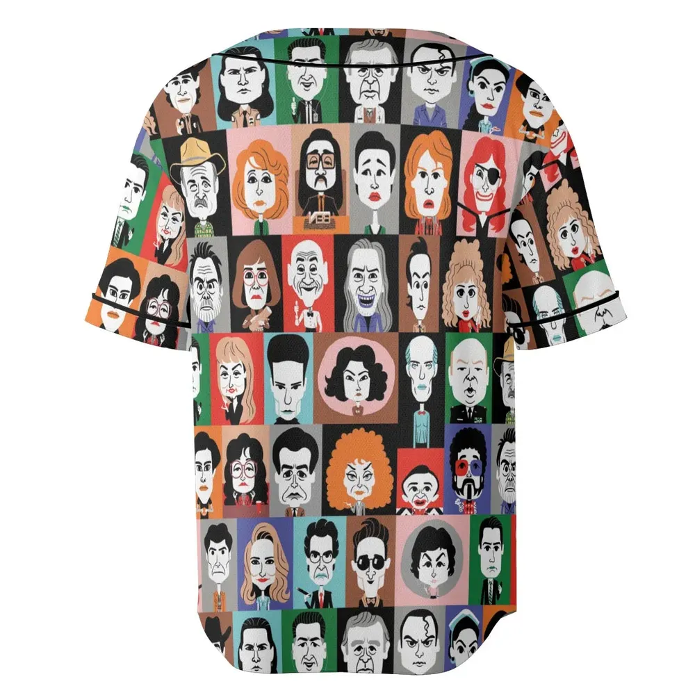 Twin Peaks Characters Unisex Baseball Jersey - 4