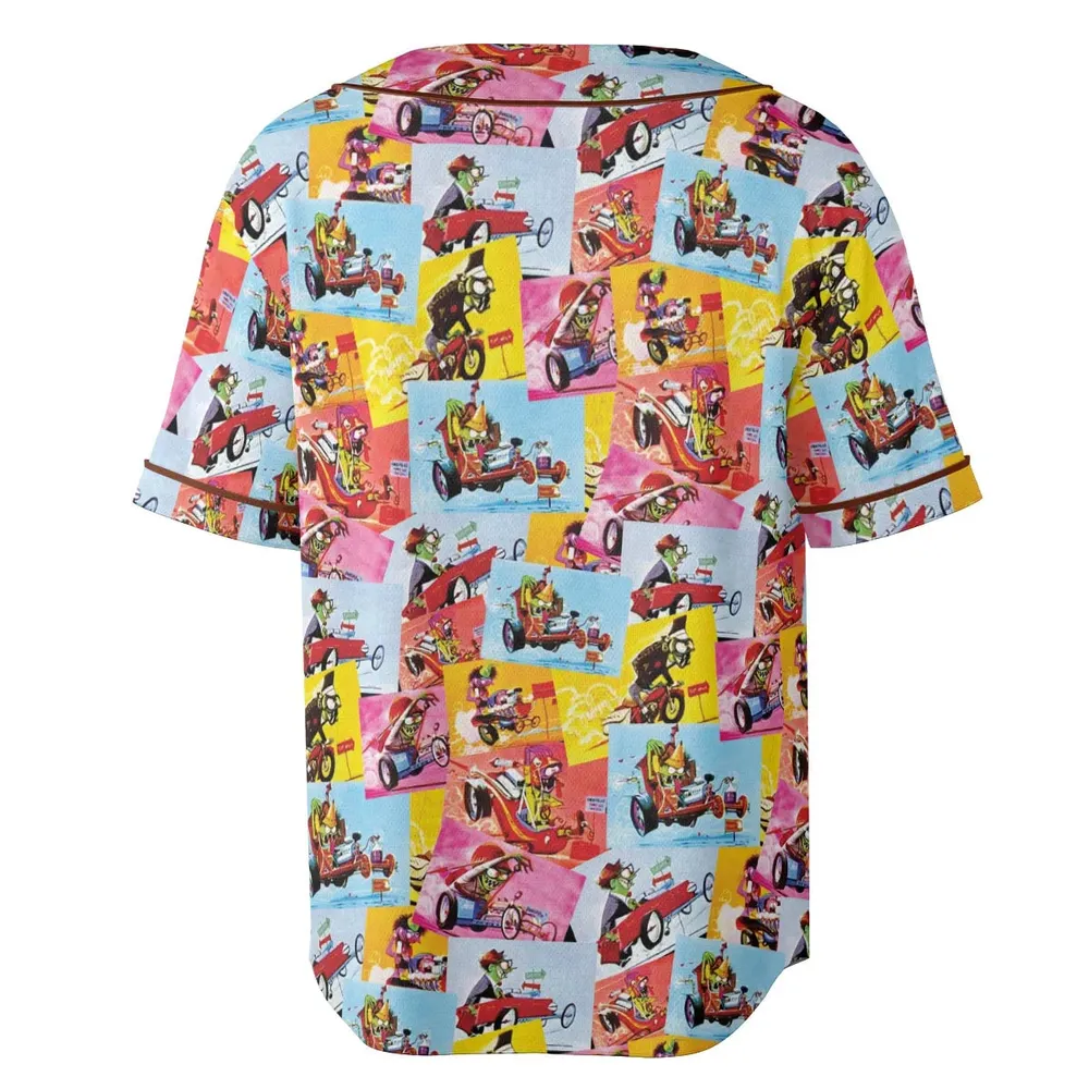 The Sounds Of The Weird-Ohs Unisex Baseball Jersey - 4