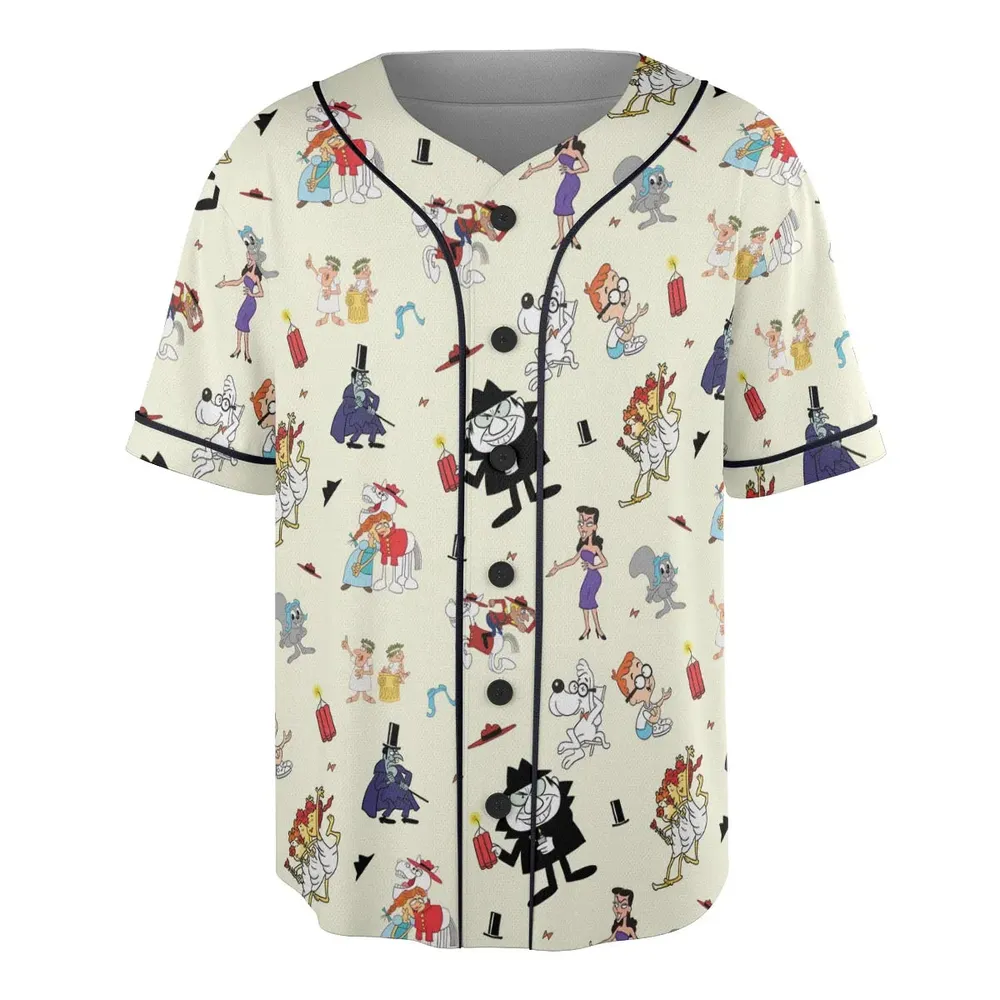 Bullwinkle’s Boss Unisex Baseball Jersey - 3