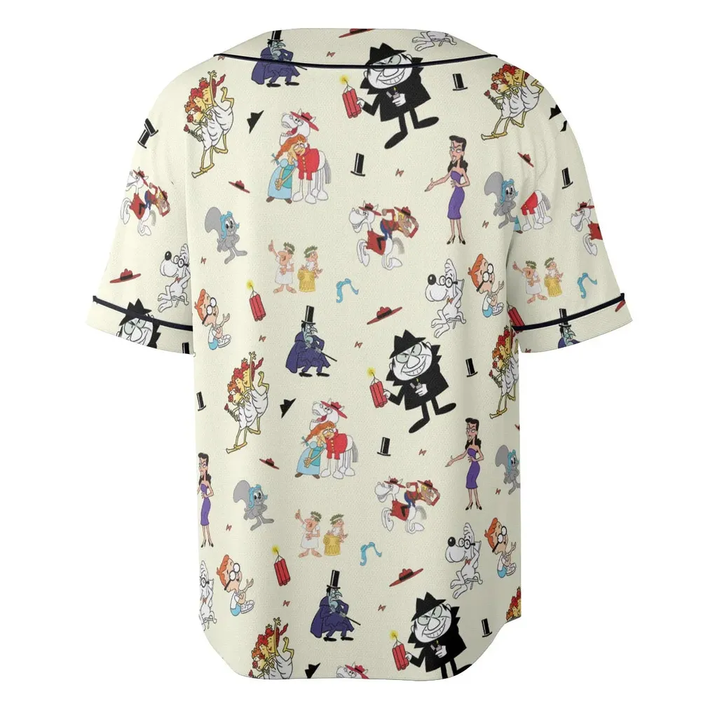 Bullwinkle’s Boss Unisex Baseball Jersey - 4