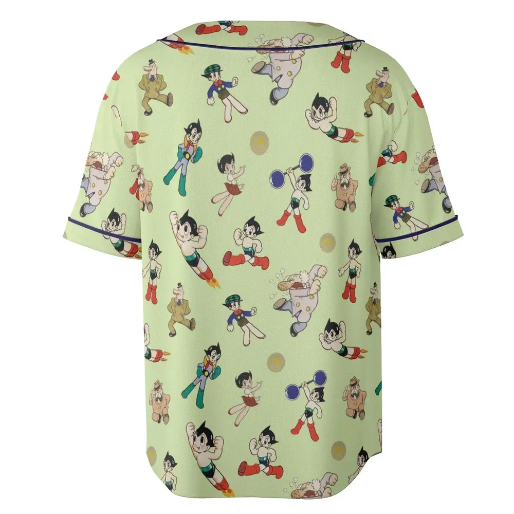 Astro Boy Characters Unisex Baseball Jersey - 4