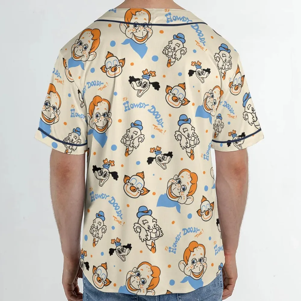 The Howdy Doody TIme Unisex Baseball Jersey - 2