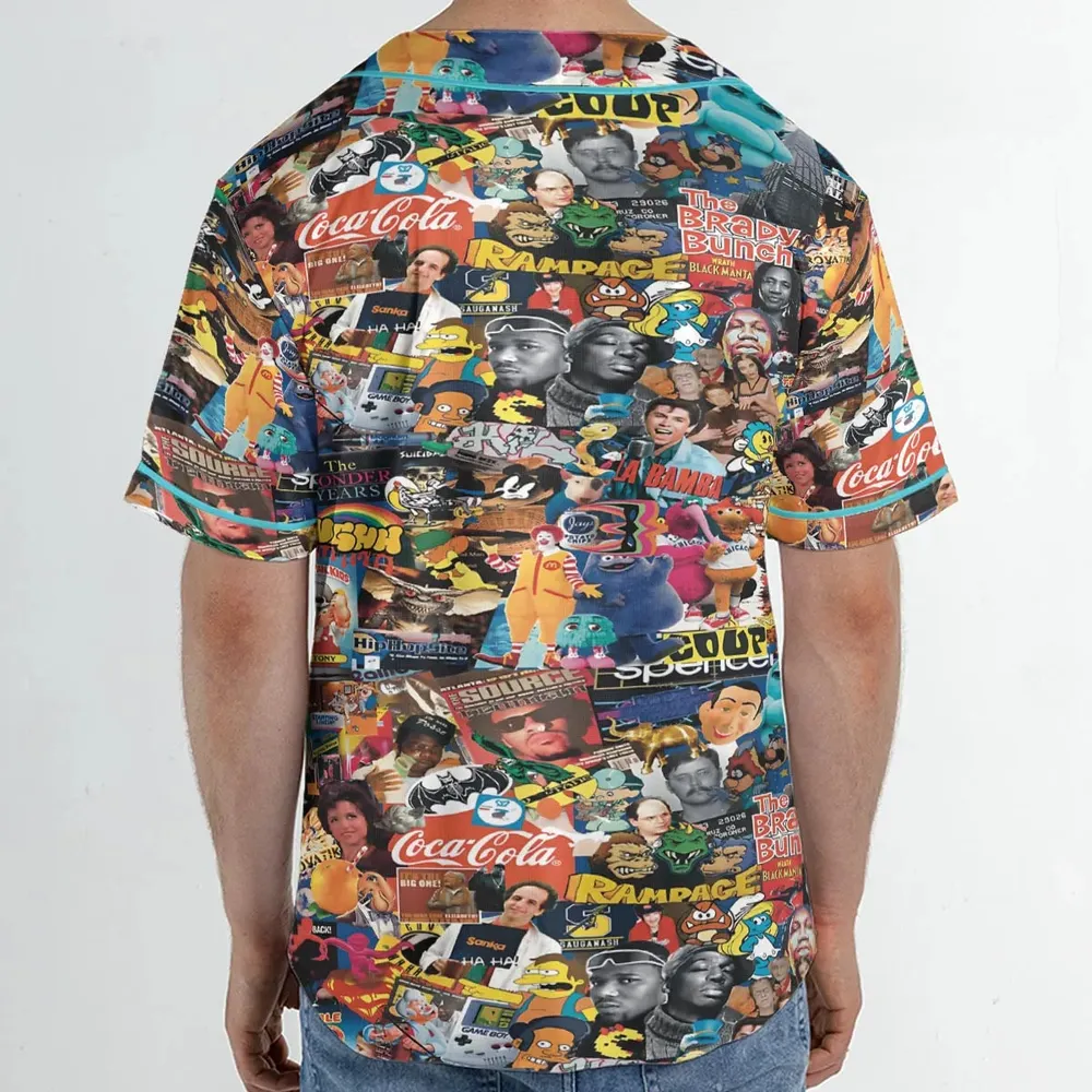 POP Culture Unisex Baseball Jersey - 2
