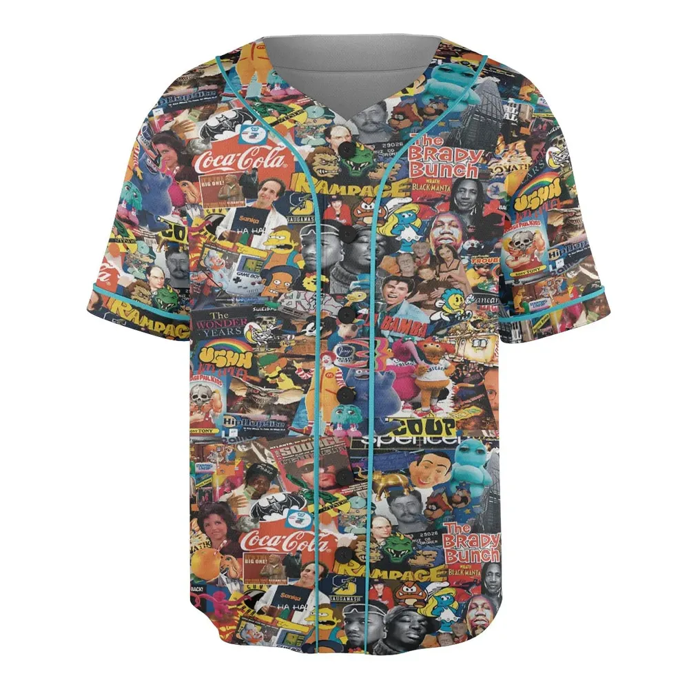 POP Culture Unisex Baseball Jersey - 3