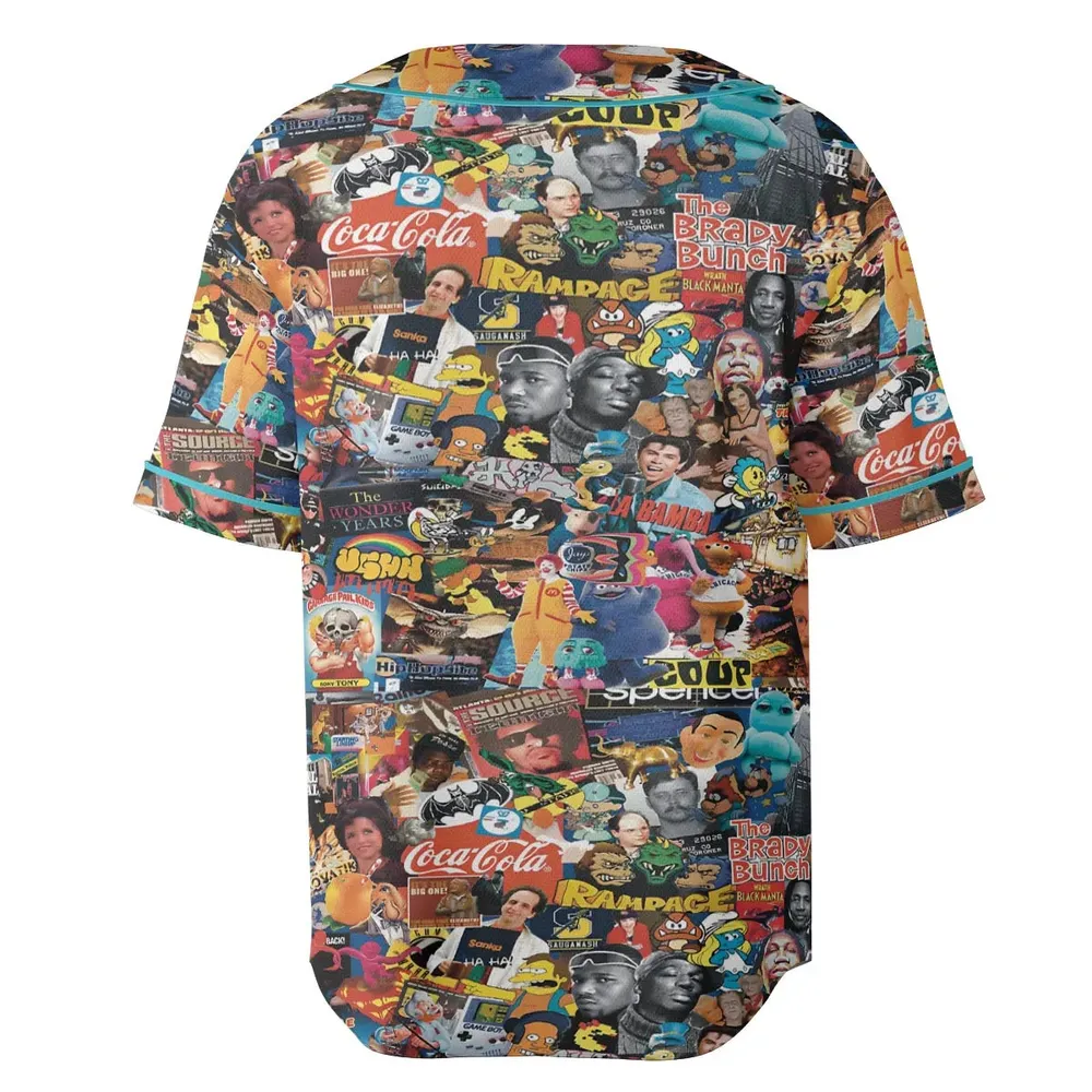 POP Culture Unisex Baseball Jersey - 4