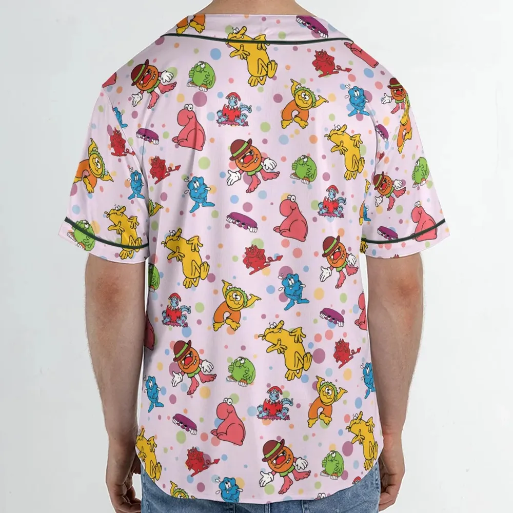 Willy Wonka  Candy Club Unisex Baseball Jersey - 2