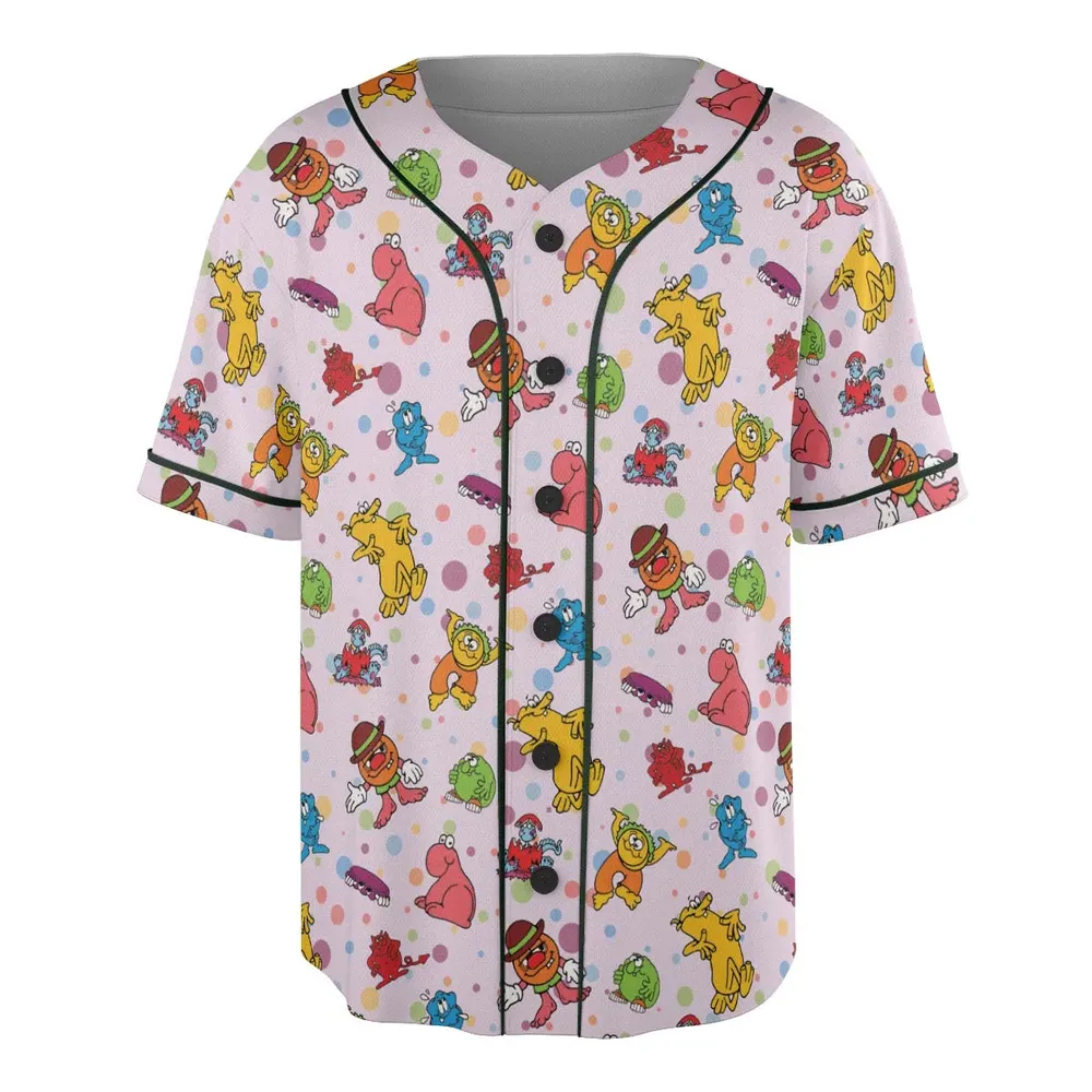 Willy Wonka  Candy Club Unisex Baseball Jersey - 3