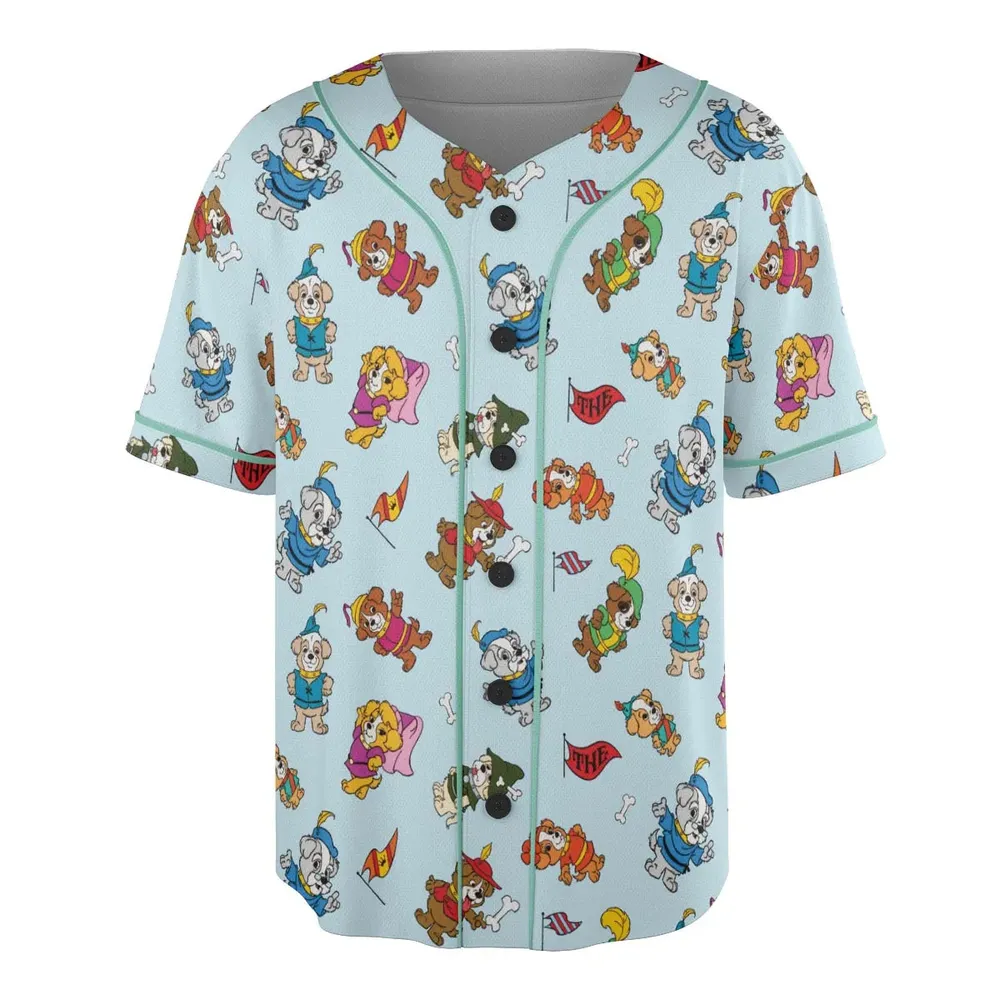 Pup Power The Biskitts Unisex Baseball Jersey - 3