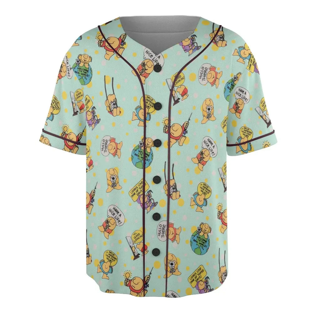 Hullo There Ziggy Unisex Baseball Jersey - 3