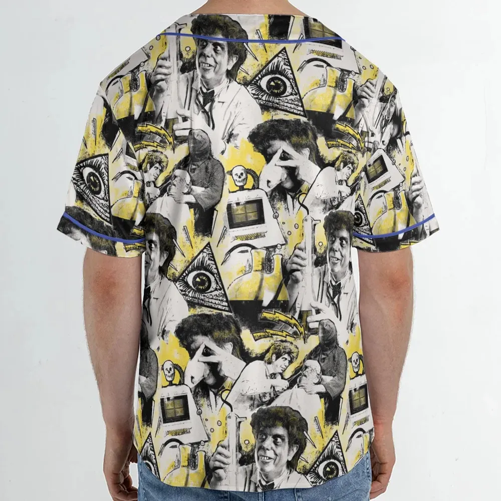 Mad Science Morgus The Magnificent Unisex Baseball Jersey - 2